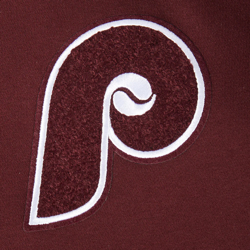 MLB PHILADELPHIA PHILLIES CLASSIC BIG BOYS FLEECE FZ HOODIE