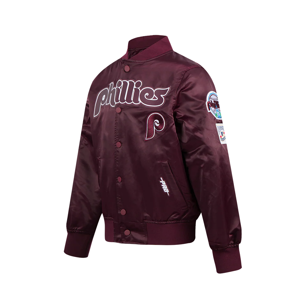 MLB PHILADELPHIA PHILLIES CLASSIC BIG BOYS SATIN JACKET