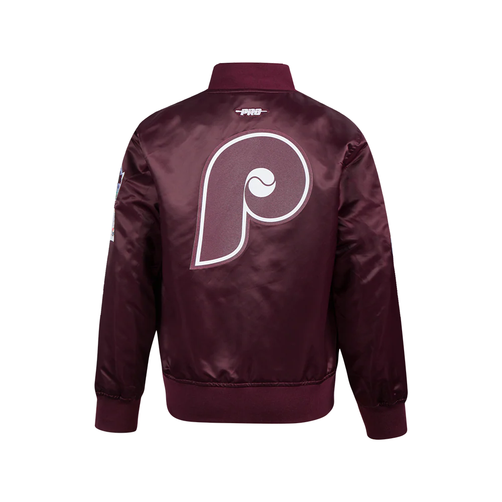 MLB PHILADELPHIA PHILLIES CLASSIC BIG BOYS SATIN JACKET