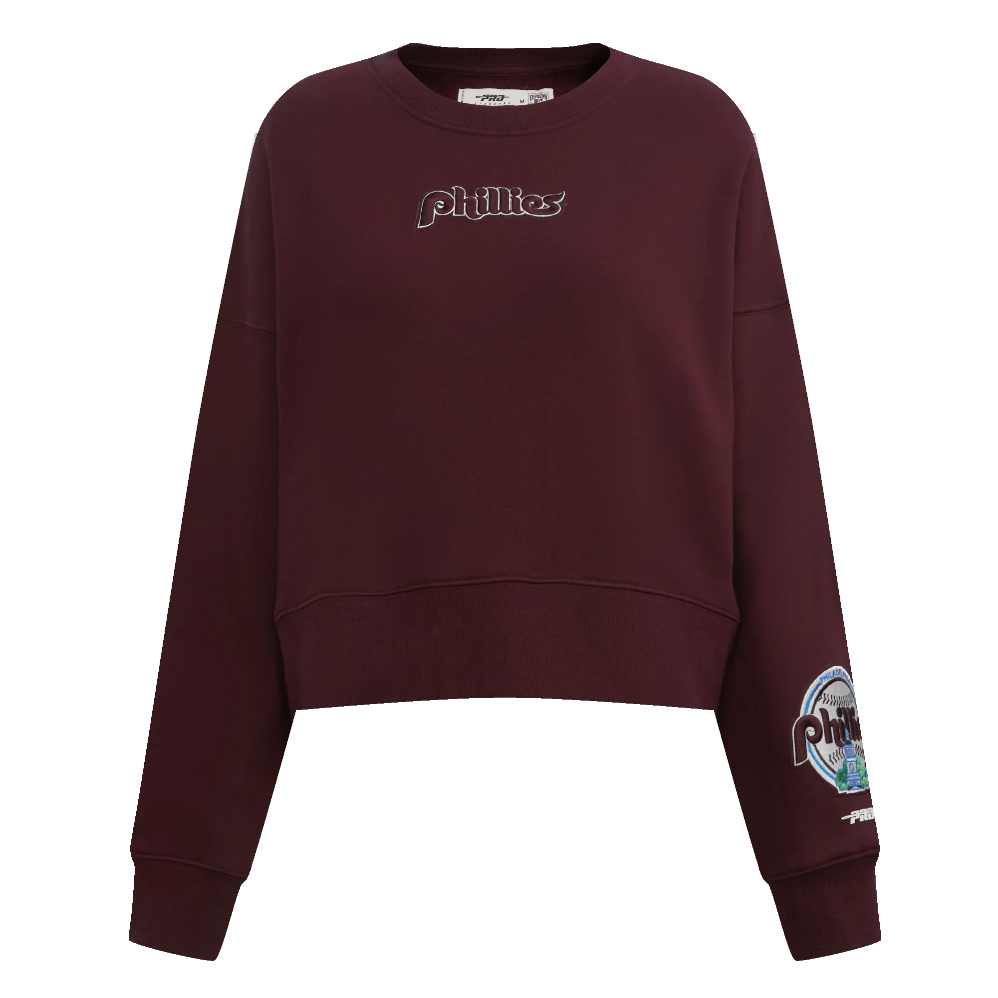 MLB PHILADELPHIA PHILLIES WINGSPAN WOMEN'S FLEECE CREWNECK