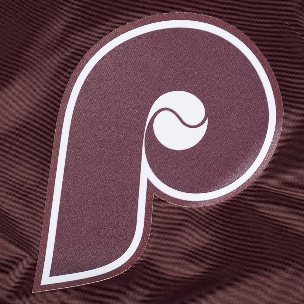MLB PHILADELPHIA PHILLIES CLASSIC LITTLE BOYS SATIN JACKET