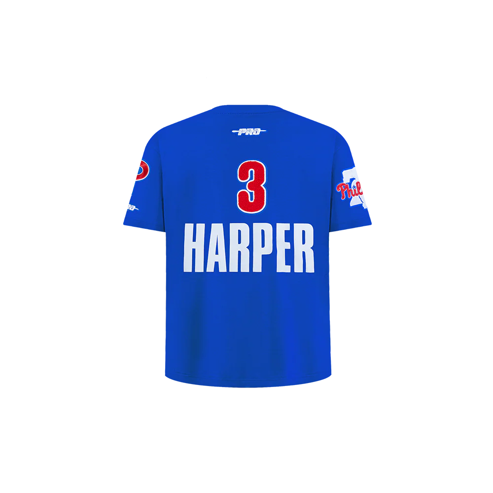 MLB PHILADELPHIA PHILLIES BRYCE HARPER #3 CLASSIC PLAYER NAME AND NUMBER TODDLER BOY'S TAPING