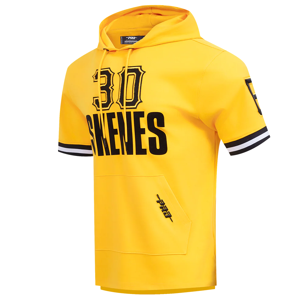 MLB PITTSBURGH PIRATES PAUL SKENES #30 CLASSIC MEN'S SHORT SLEEVE PULLOVER HOODIE