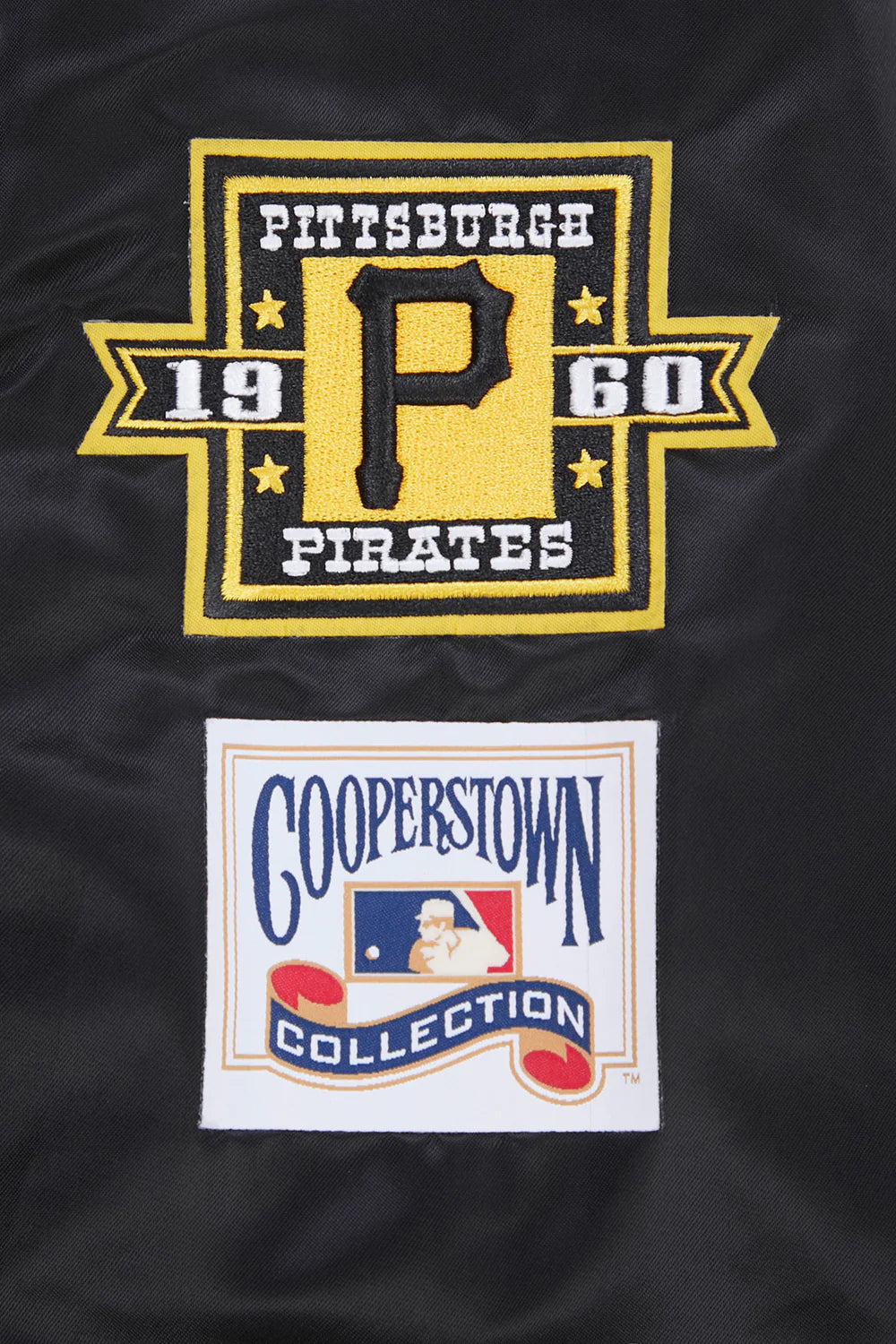 MLB PITTSBURGH PIRATES RETRO CLASSIC MEN'S RIB SATIN JACKET