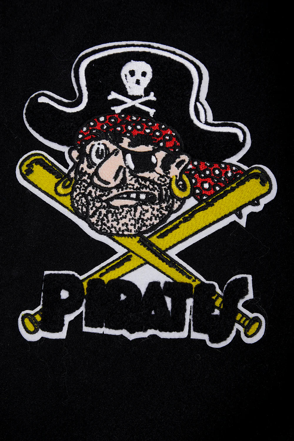 MLB PITTSBURGH PIRATES RETRO CLASSIC MEN'S RIB WOOL VARSITY JACKET