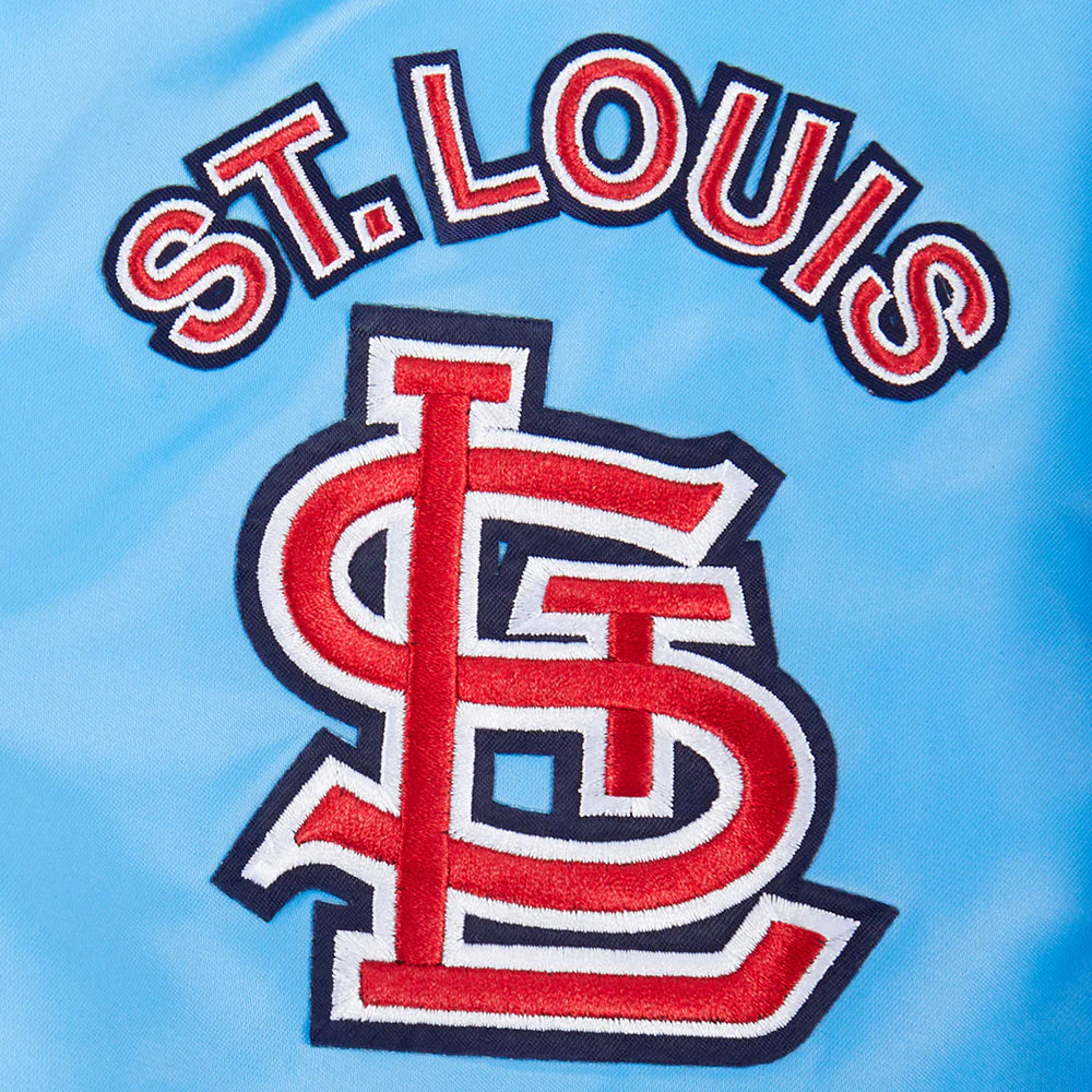 MLB ST. LOUIS CARDINALS RETRO CLASSIC BIG BOYS RIB SATIN JACKET
