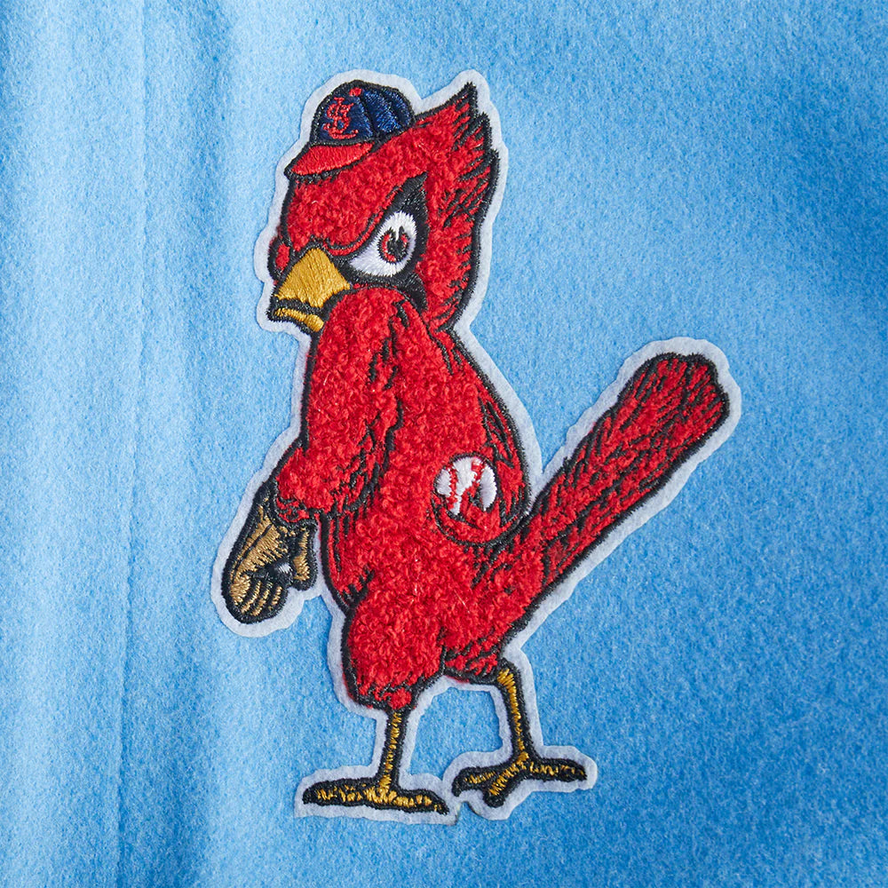 MLB ST. LOUIS CARDINALS RETRO CLASSIC BIG BOYS RIB WOOL VARSITY JACKET