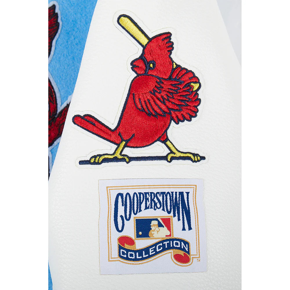 MLB ST. LOUIS CARDINALS RETRO CLASSIC BIG BOYS RIB WOOL VARSITY JACKET