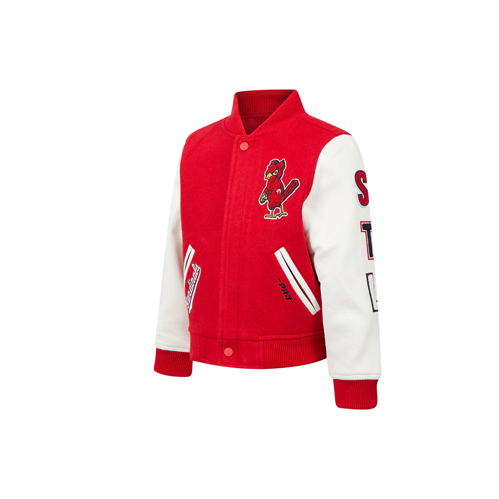 MLB ST. LOUIS CARDINALS CLASSIC LITTLE BOYS WOOL VARSITY JACKET
