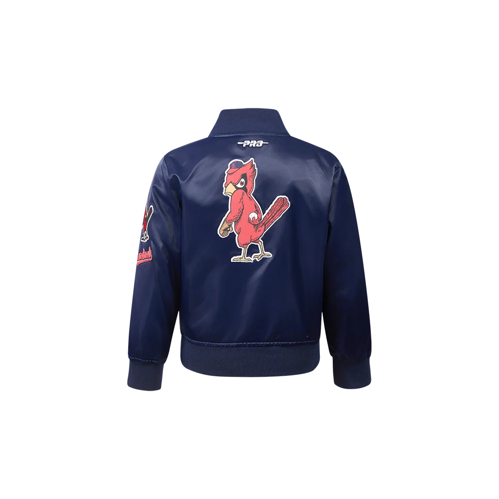MLB ST. LOUIS CARDINALS CLASSIC TODDLER BOYS SATIN JACKET