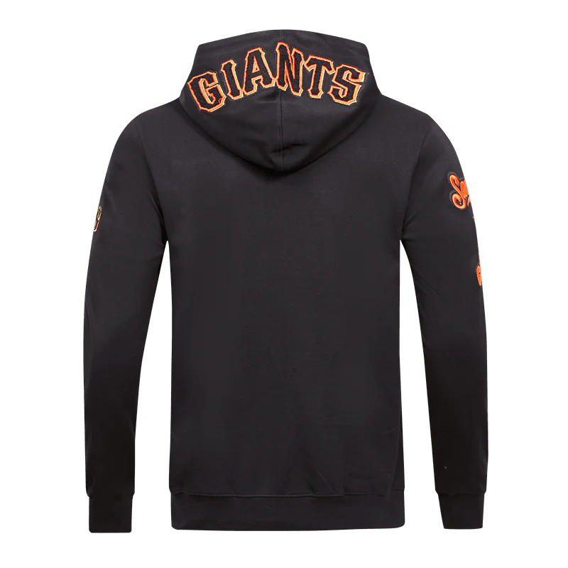 MLB SAN FRANCISCO GIANTS CLASSIC CHENILLE MEN'S FULL ZIP PULLOVER HOODIE