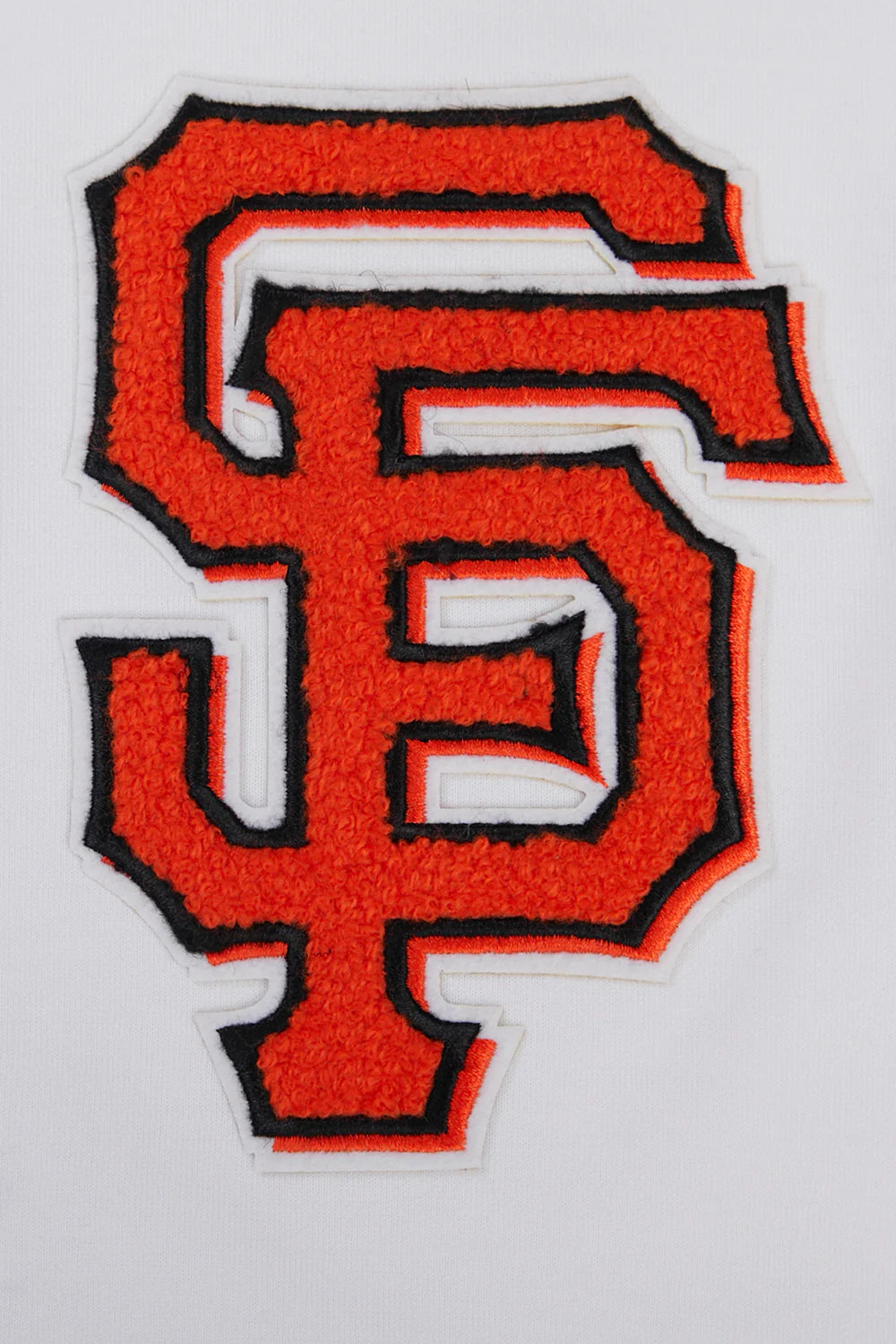 MLB SAN FRANCISCO GIANTS CLASSIC CHENILLE MEN'S FULL ZIP PULLOVER HOODIE