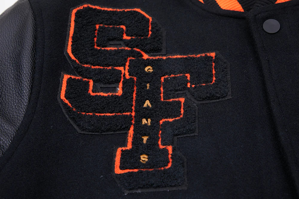 MLB SAN FRANCISCO GIANTS MASHUP MEN'S RIB WOOL VARSITY JACKET