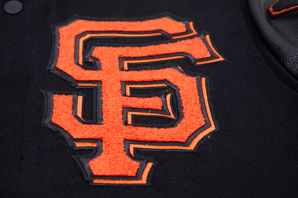 MLB SAN FRANCISCO GIANTS MASHUP MEN'S RIB WOOL VARSITY JACKET