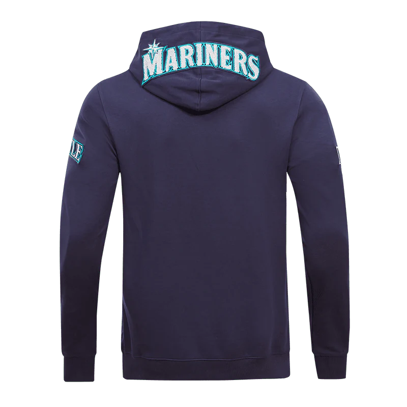 MLB SEATTLE MARINERS CLASSIC CHENILLE MEN'S PULLOVER HOODIE