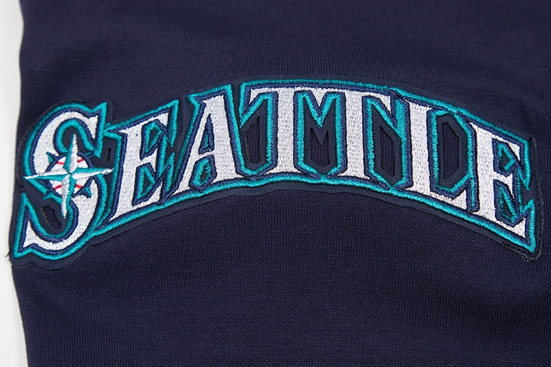 MLB SEATTLE MARINERS CLASSIC CHENILLE MEN'S PULLOVER HOODIE