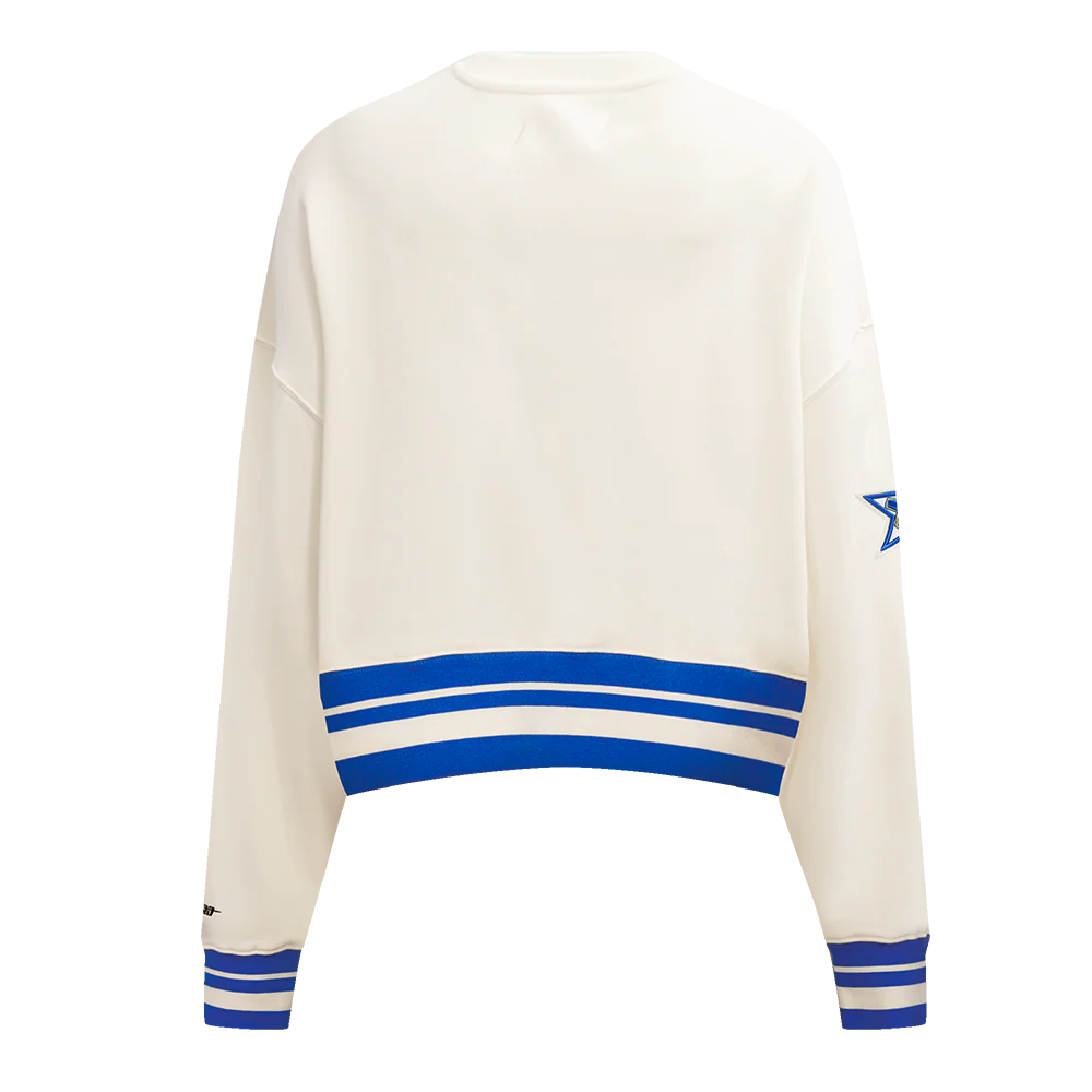 MLB SEATTLE MARINERS RETRO CLASSIC WOMEN'S RIB CREWNECK
