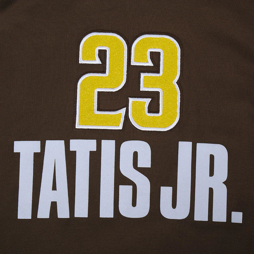 MLB SAN DIEGO PADRES FERNANDO TATIS JR. #23 CLASSIC MEN'S SHORT SLEEVE PULLOVER HOODIE