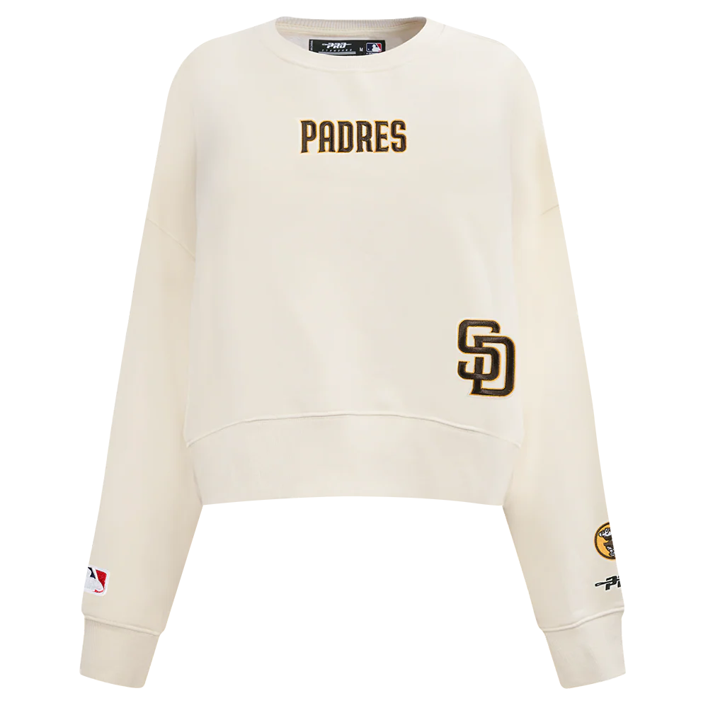 MLB SAN DIEGO PADRES WINGSPAN WOMEN'S FLEECE CREWNECK