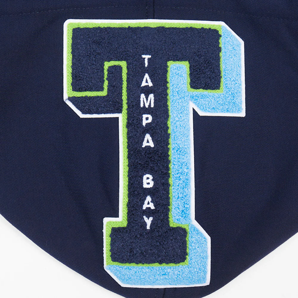 MLB TAMPA BAY RAYS MASHUP MEN'S RIB PULLOVER HOODIE