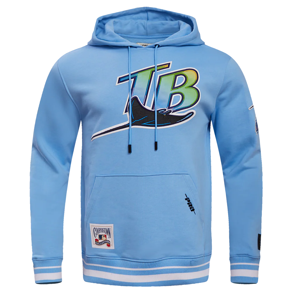 MLB TAMPA DEVIL RAYS RETRO CLASSIC MEN'S PULLOVER HOODIE