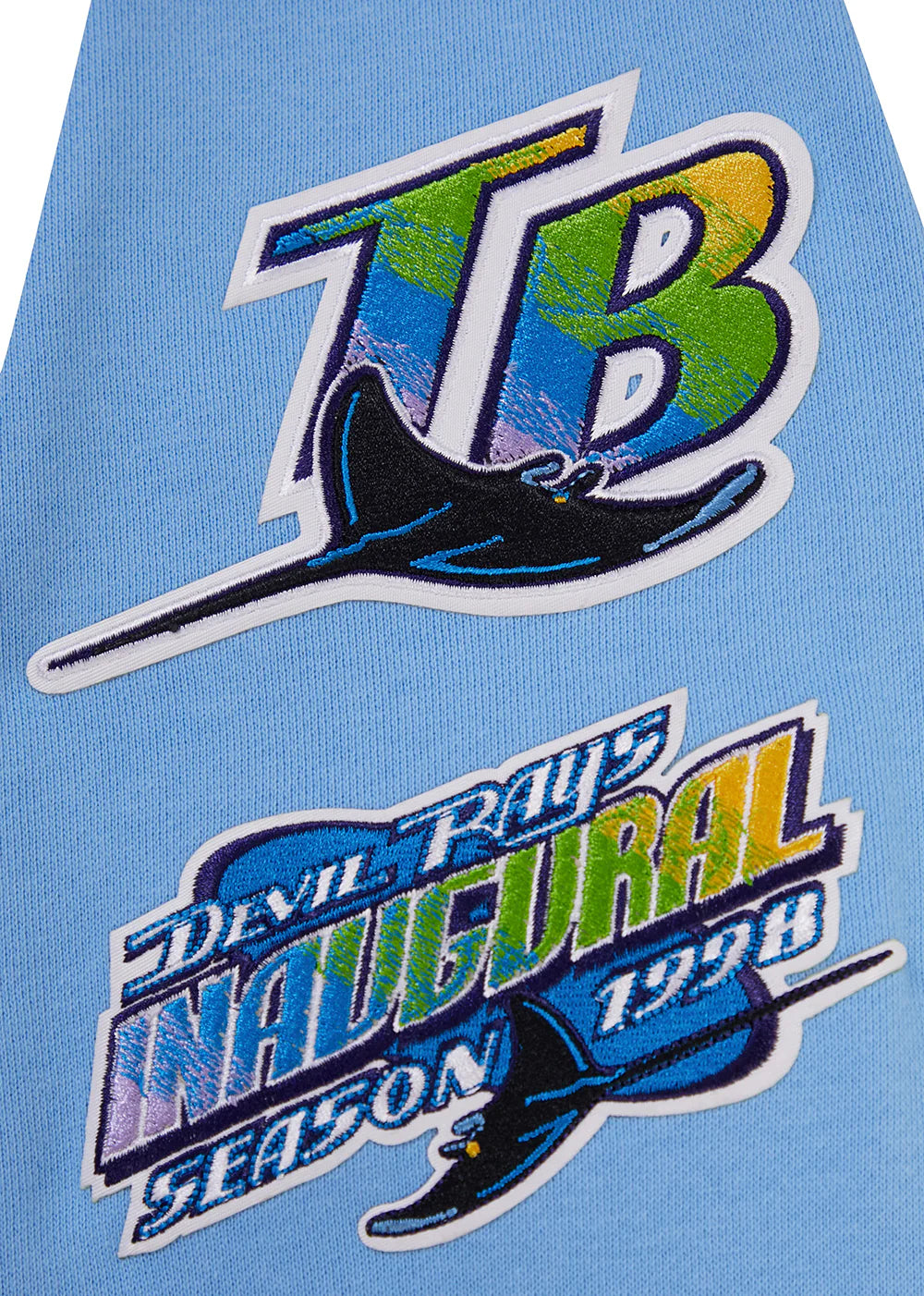 MLB TAMPA DEVIL RAYS RETRO CLASSIC MEN'S PULLOVER HOODIE