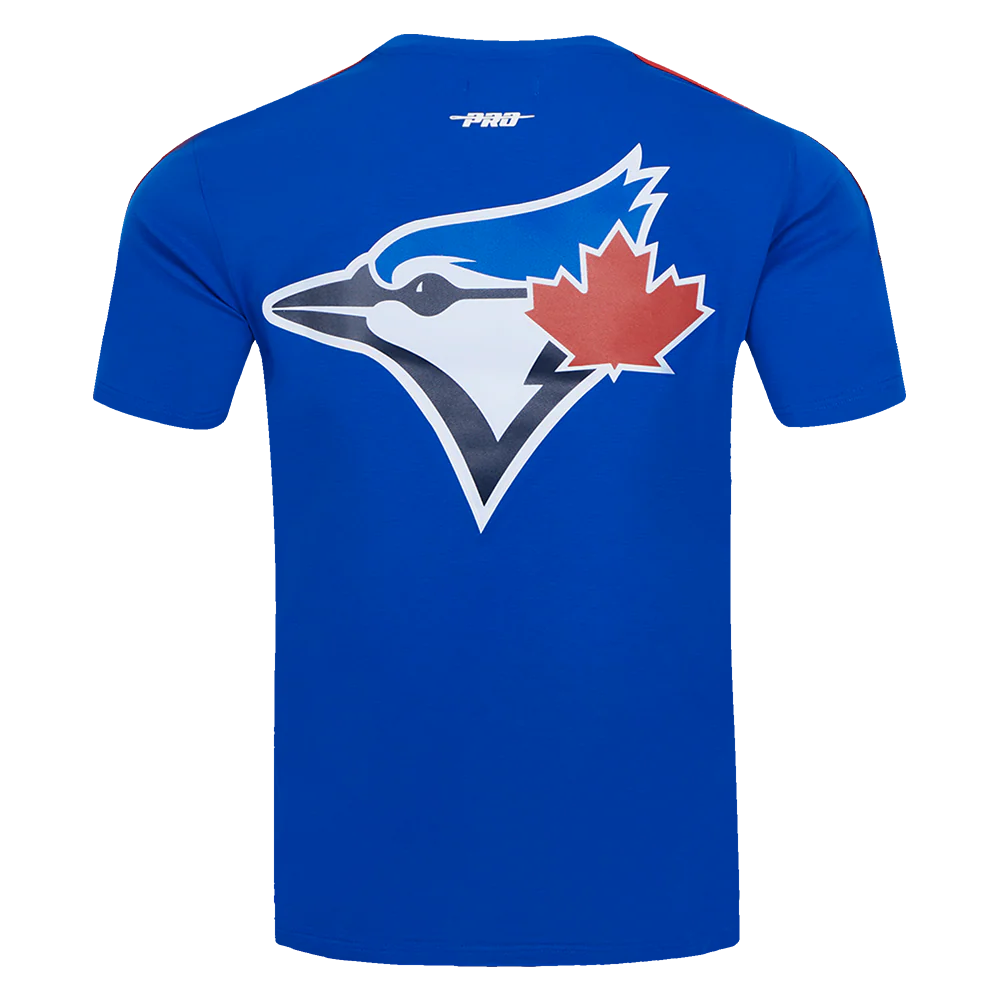 MLB TORONTO BLUE JAYS CLASSIC MESH MEN'S SINGLE JERSEY STRIPED TOP
