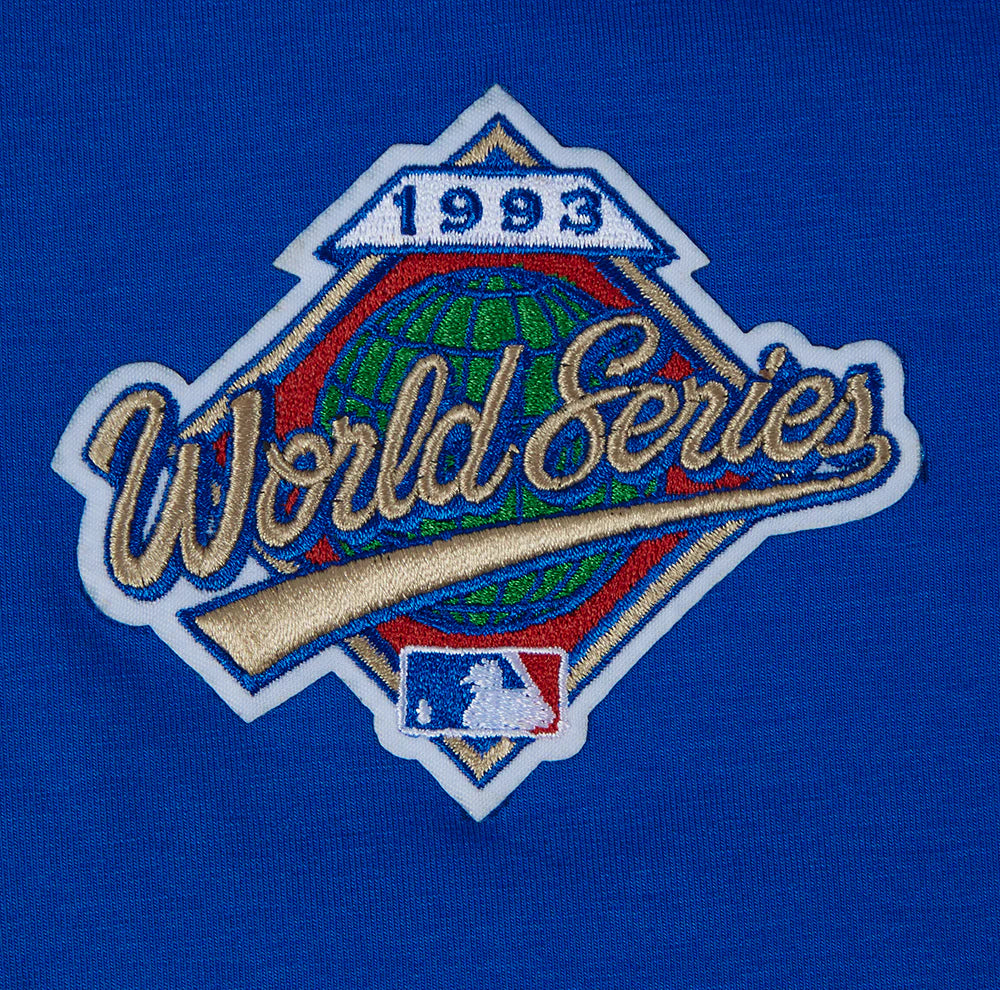 MLB TORONTO BLUE JAYS CLASSIC MESH MEN'S SINGLE JERSEY STRIPED TOP