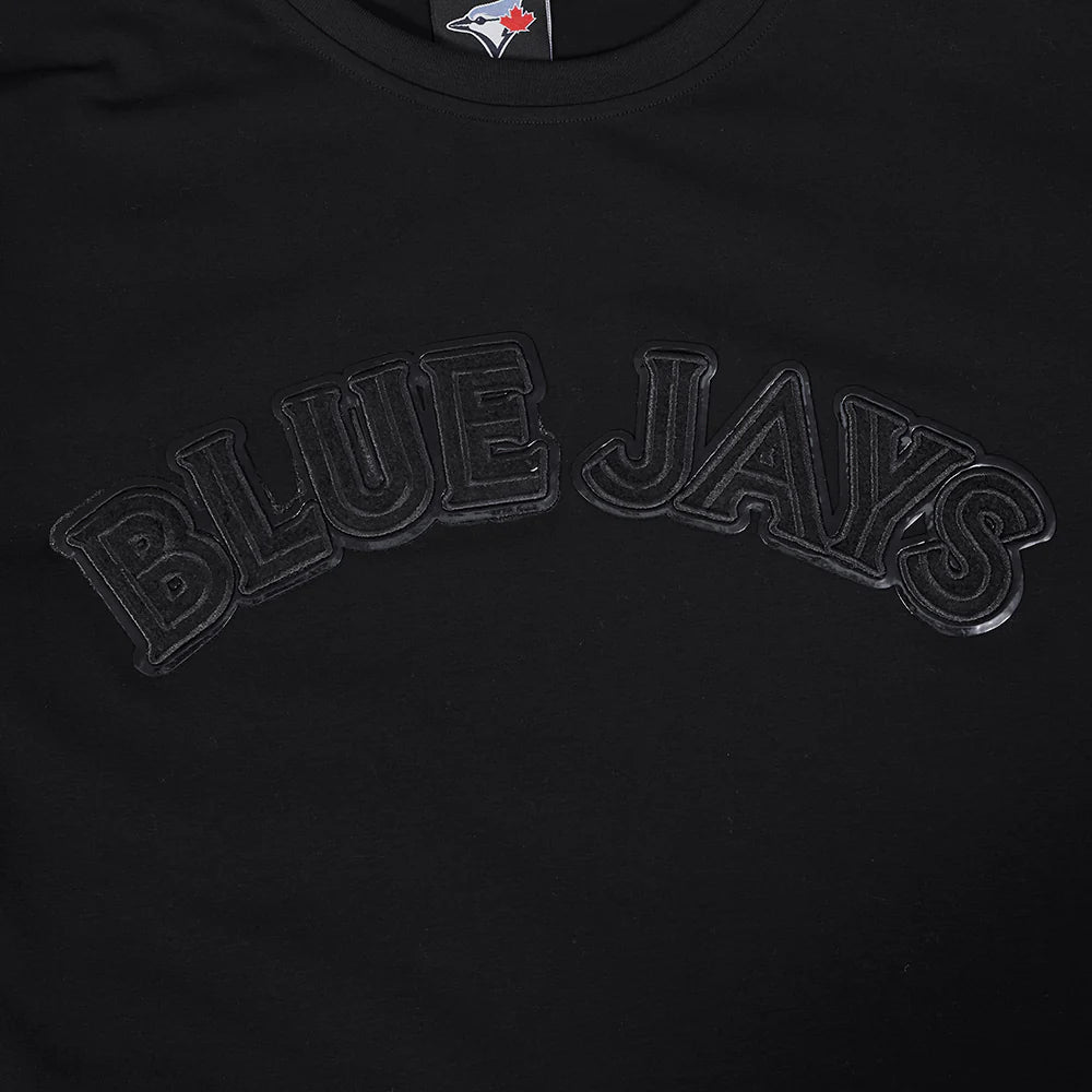 MLB TORONTO BLUE JAYS TRIPLE BLACK SINGLE JERSEY TEE