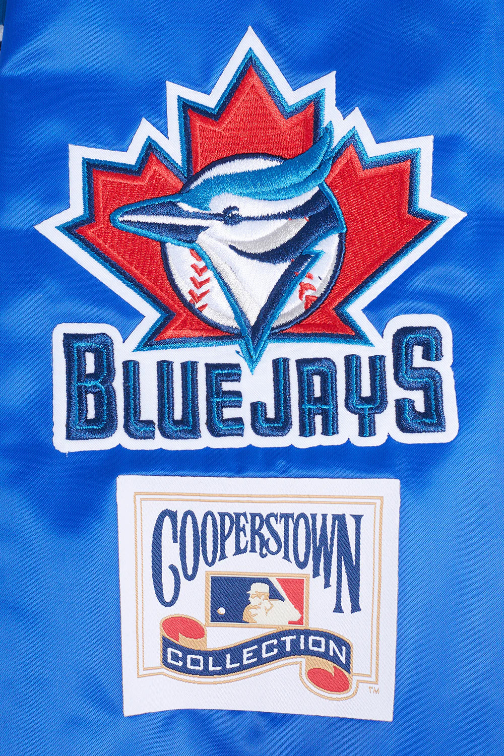 MLB TORONTO BLUE JAYS RETRO CLASSIC MEN'S RIB SATIN JACKET