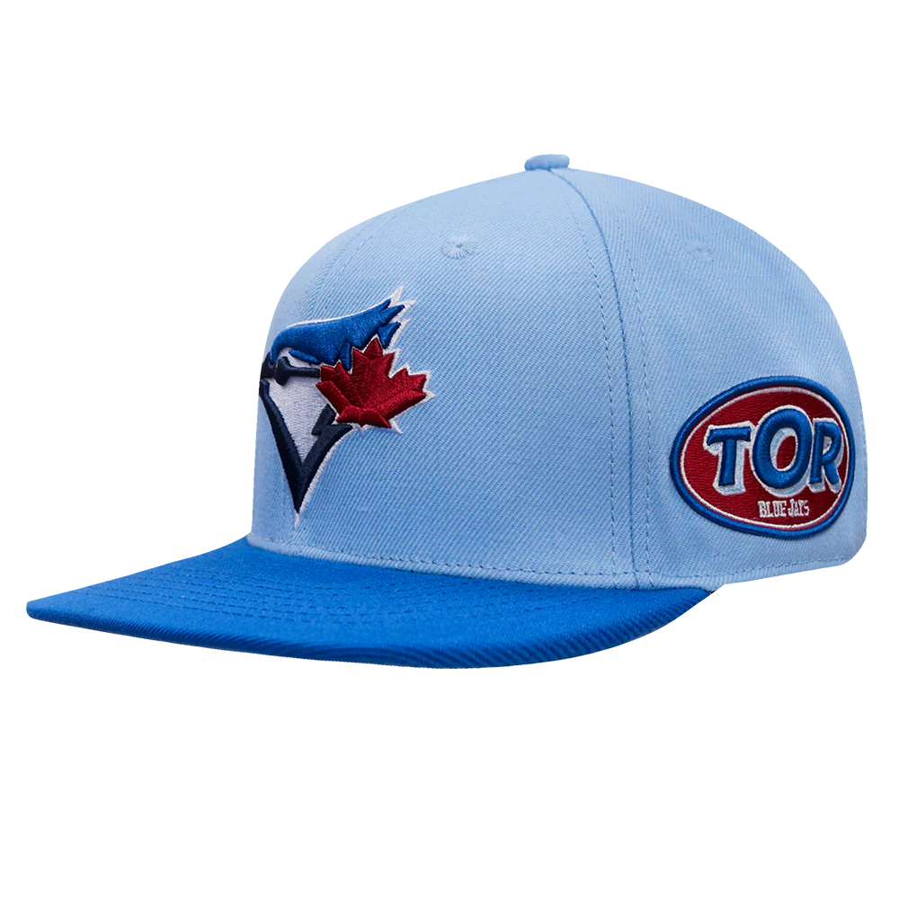 MLB TORONTO BLUE JAYS FAST LANE LOGO WOOL STRAPBACK HAT