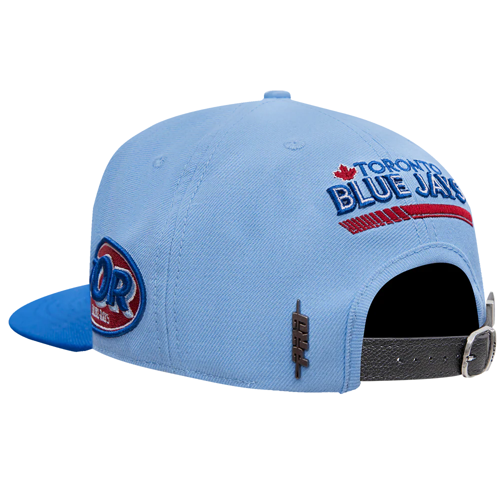 MLB TORONTO BLUE JAYS FAST LANE LOGO WOOL STRAPBACK HAT
