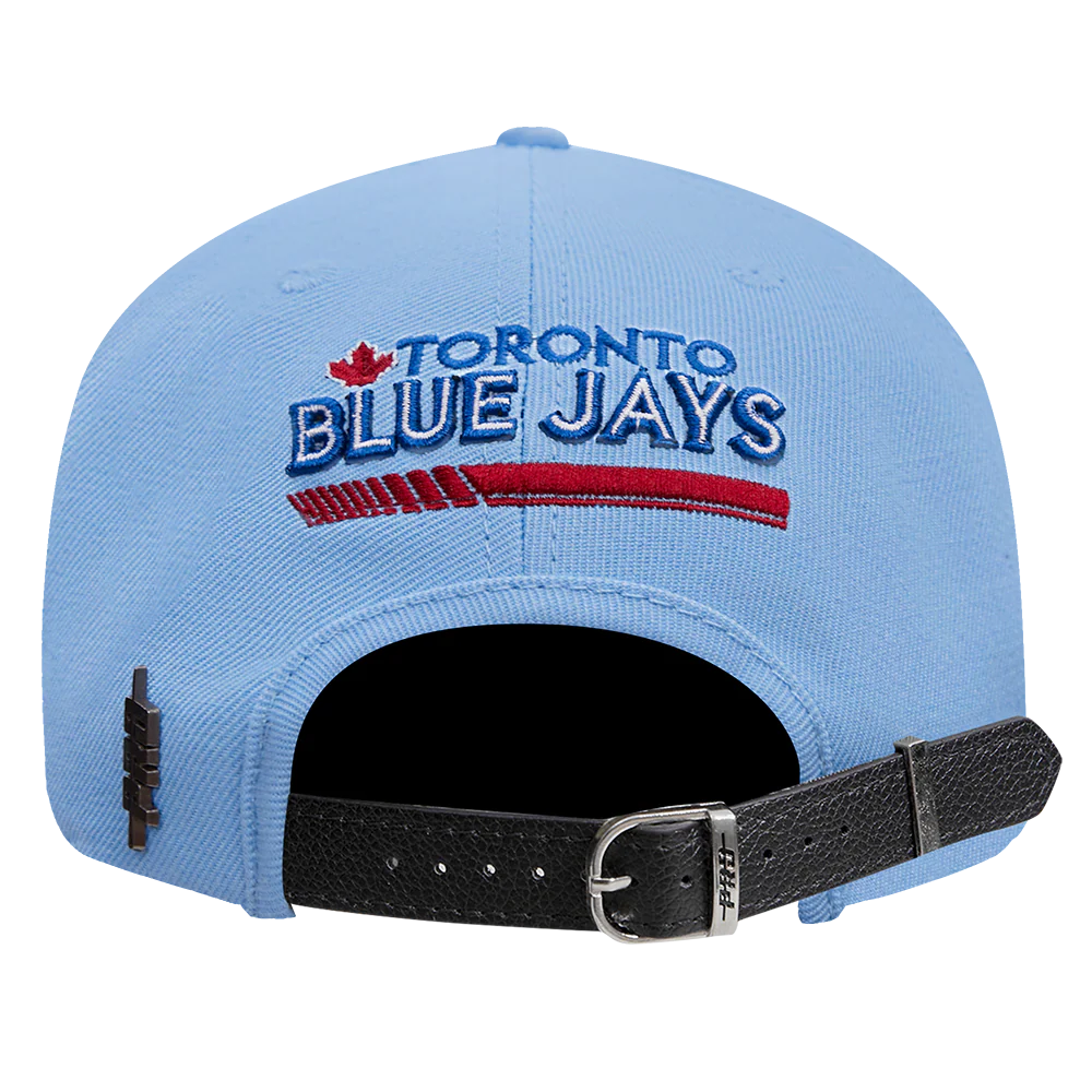 MLB TORONTO BLUE JAYS FAST LANE LOGO WOOL STRAPBACK HAT