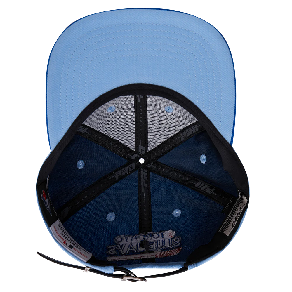 MLB TORONTO BLUE JAYS FAST LANE LOGO WOOL STRAPBACK HAT