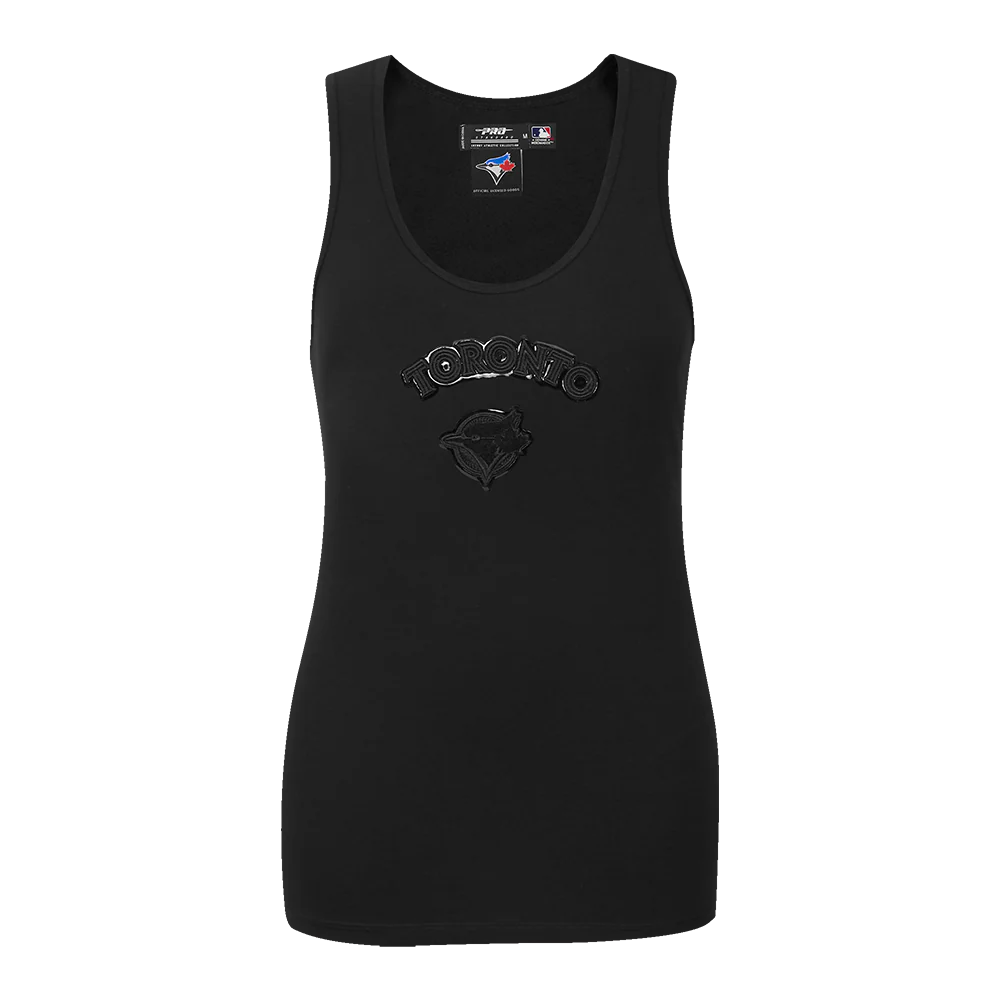 MLB TORONTO BLUE JAYS TRIPLE BLACK RELAXED FIT RACERBACK