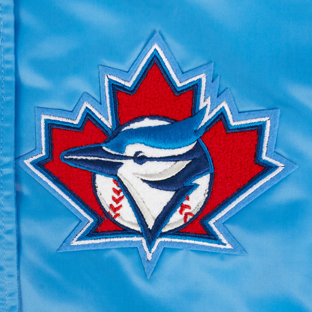 MLB TORONTO BLUE JAYS RETRO CLASSIC WOMEN'S RIB SATIN JACKET