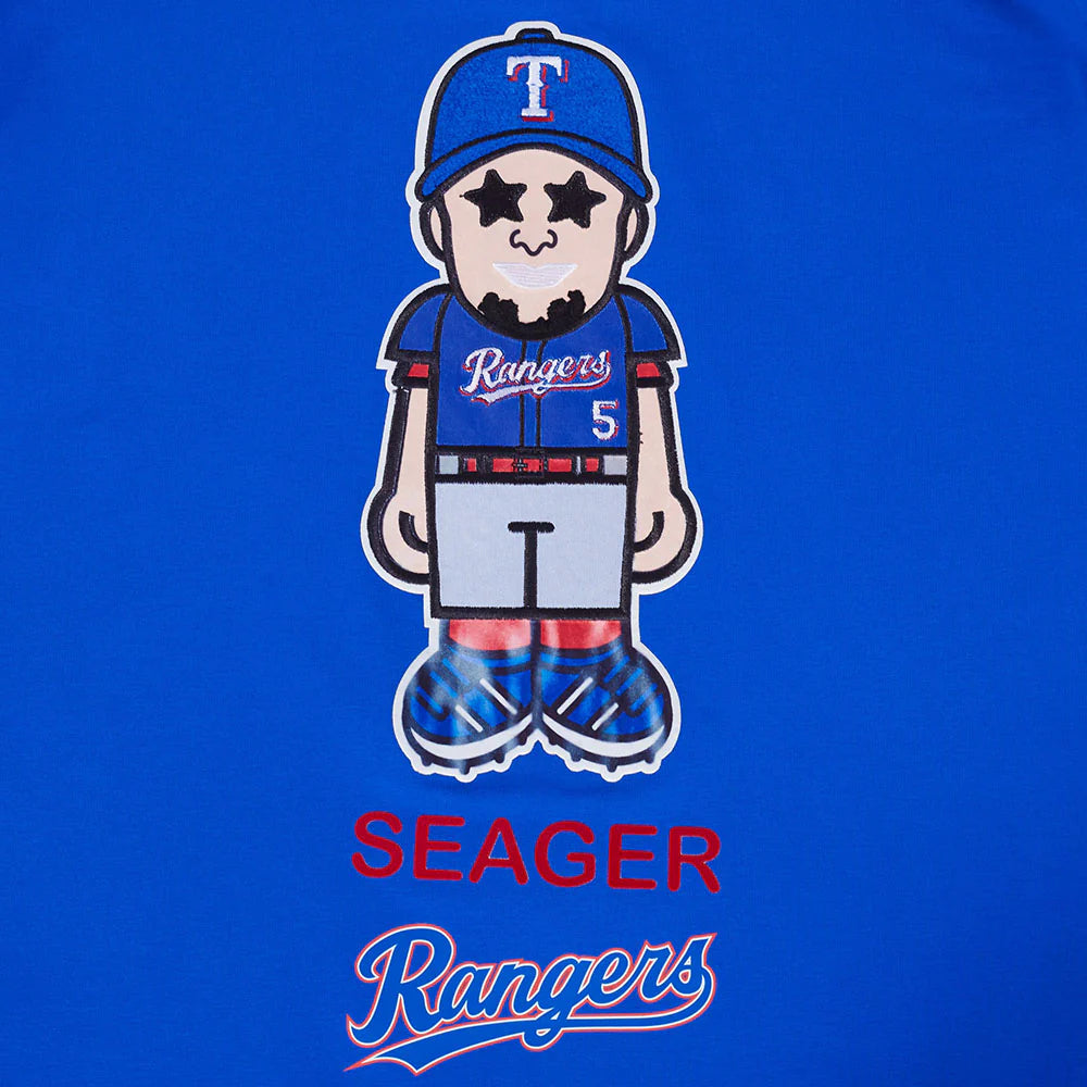 MLB TEXAS RANGERS COREY SEAGER #5 AVATAR MEN'S SJ TEE