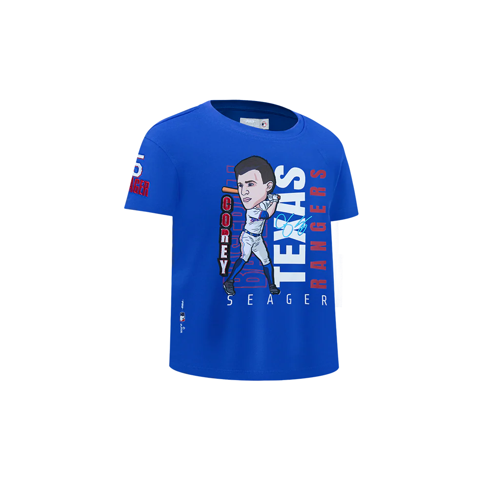 MLB TEXAS RANGERS COREY SEAGER #5 REMIX AVATAR BIG BOYS SHORT SLEEVE TOP