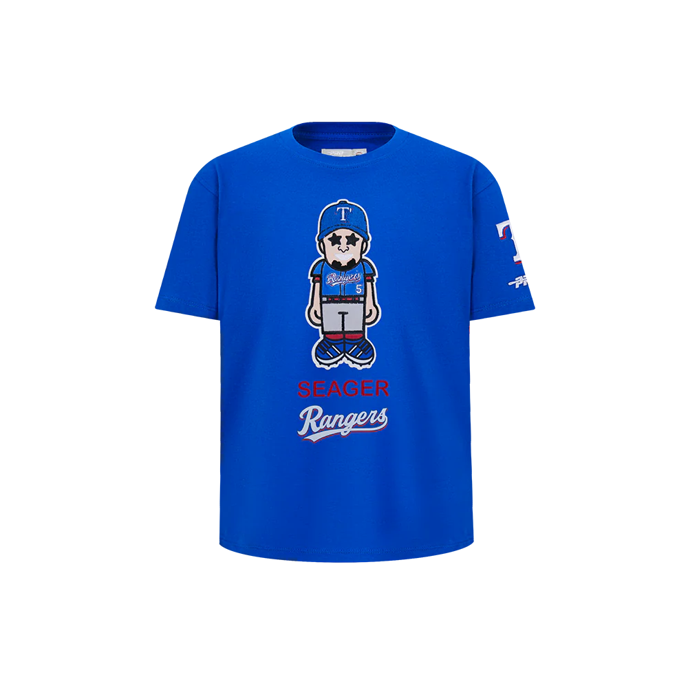MLB TEXAS RANGERS COREY SEAGER #5 AVATAR LITTLE BOYS SHORT SLEEVE TOP
