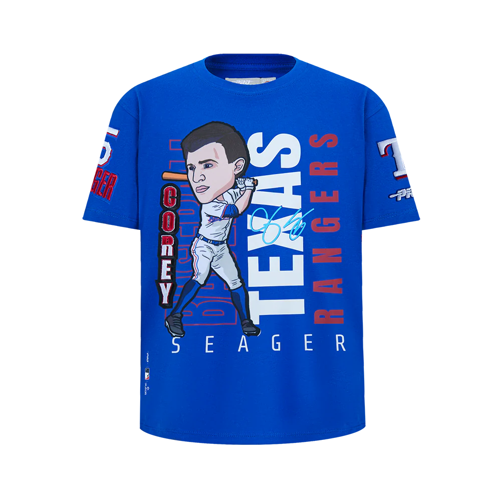 MLB TEXAS RANGERS COREY SEAGER #5 REMIX AVATAR TODDLER BOYS SHORT SLEEVE TOP