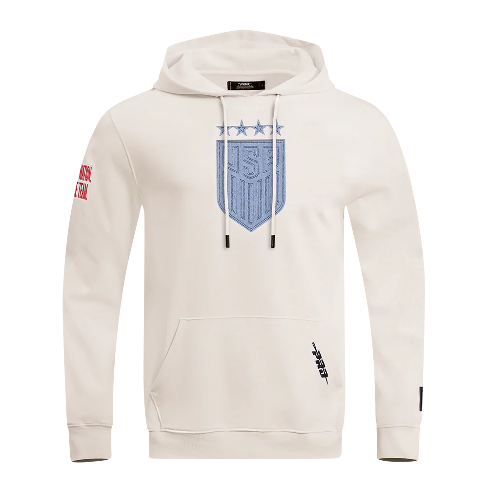 US SOCCER VARSITY BLUES MEN'S FLEECE PULLOVER HOODIE