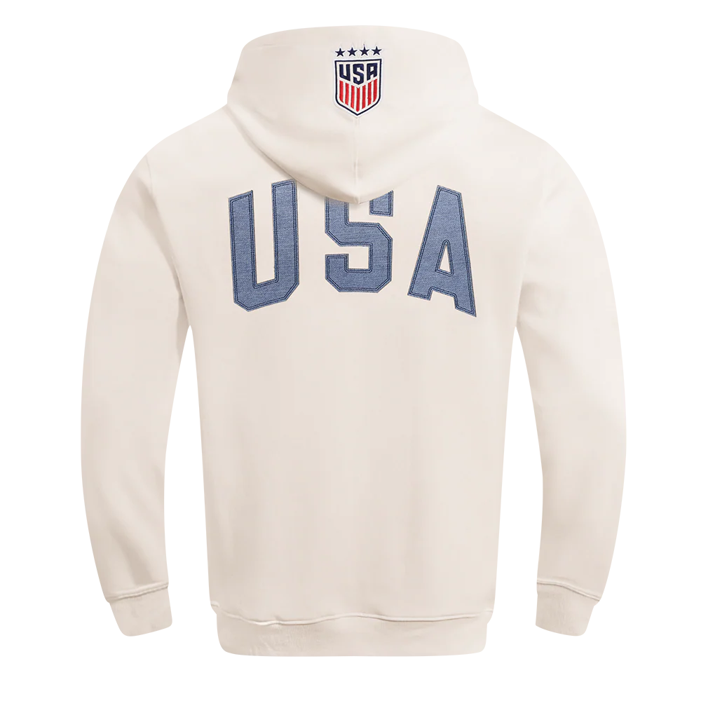 US SOCCER VARSITY BLUES MEN'S FLEECE PULLOVER HOODIE