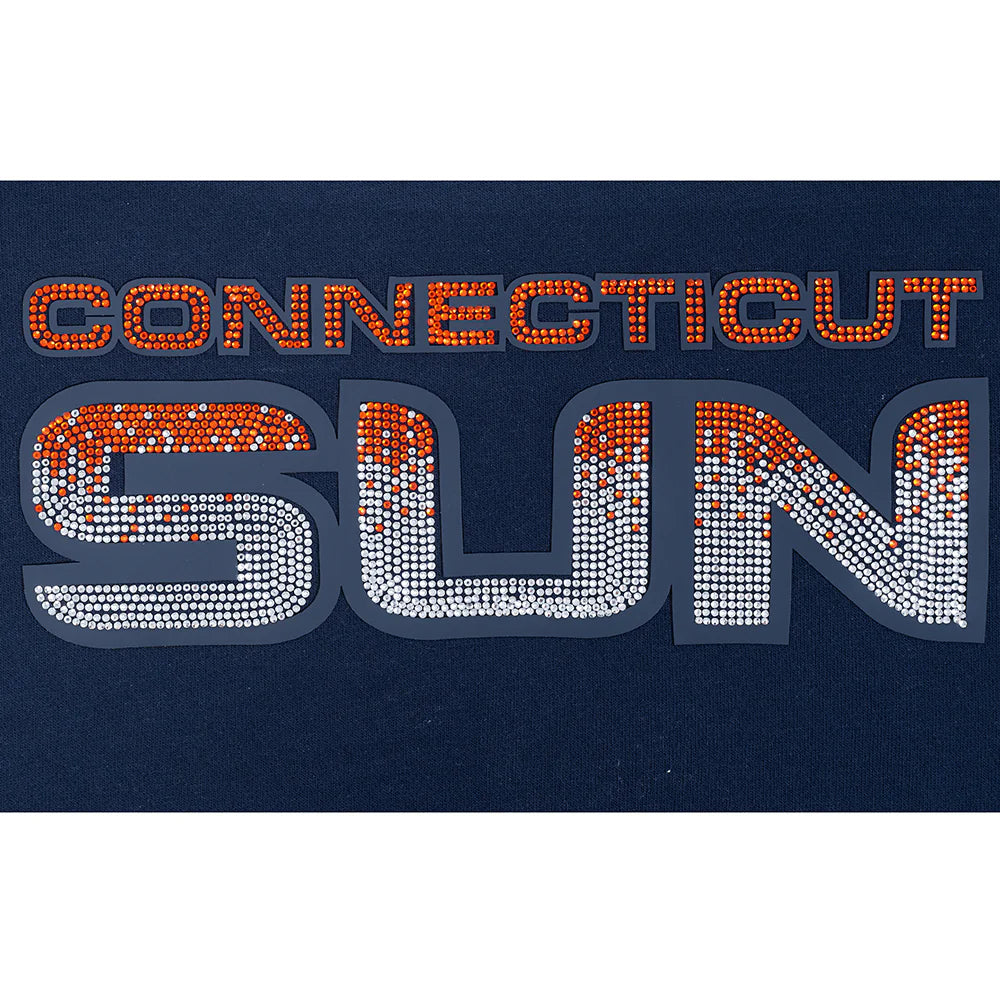 WNBA CONNECTICUT SUN JEWELS WOMEN'S FLEECE CREWNECK