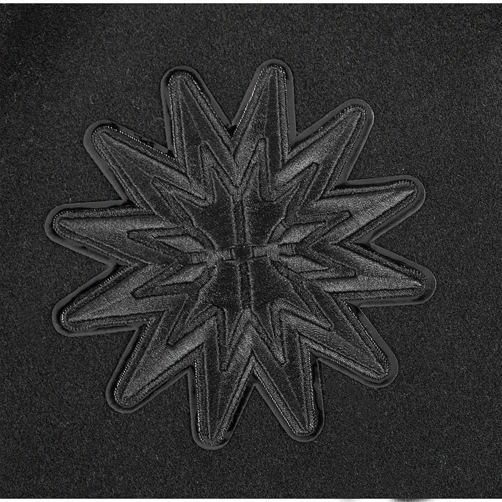 WNBA CONNECTICUT SUN TRIPLE BLACK WOMEN'S RIB WOOL VARSITY JACKET