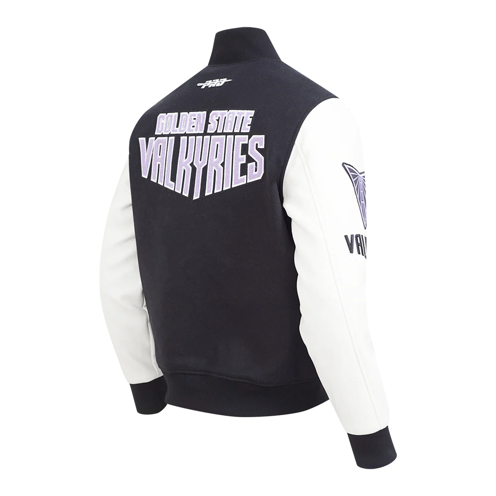 WNBA GOLDEN STATE VALKYRIES CLASSIC CHENILLE MEN'S WOOL VARSITY JACKET