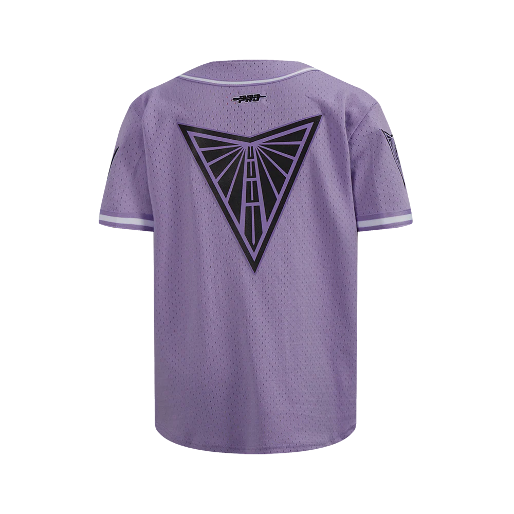 WNBA GOLDEN STATE VALKYRIES CLASSICL BIG BOY'S MESH BUTTON DOWN SHIRT