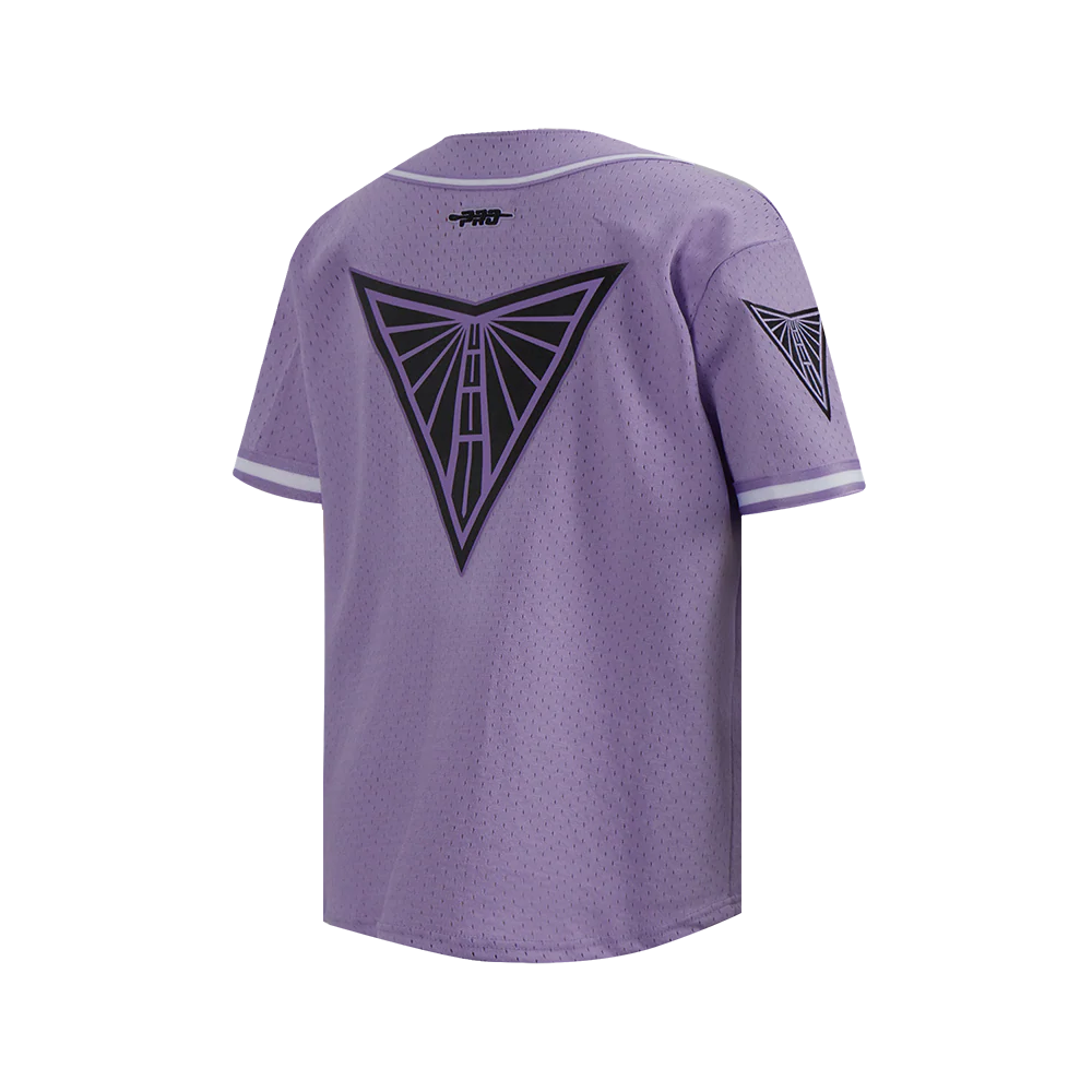 WNBA GOLDEN STATE VALKYRIES CLASSICL BIG BOY'S MESH BUTTON DOWN SHIRT