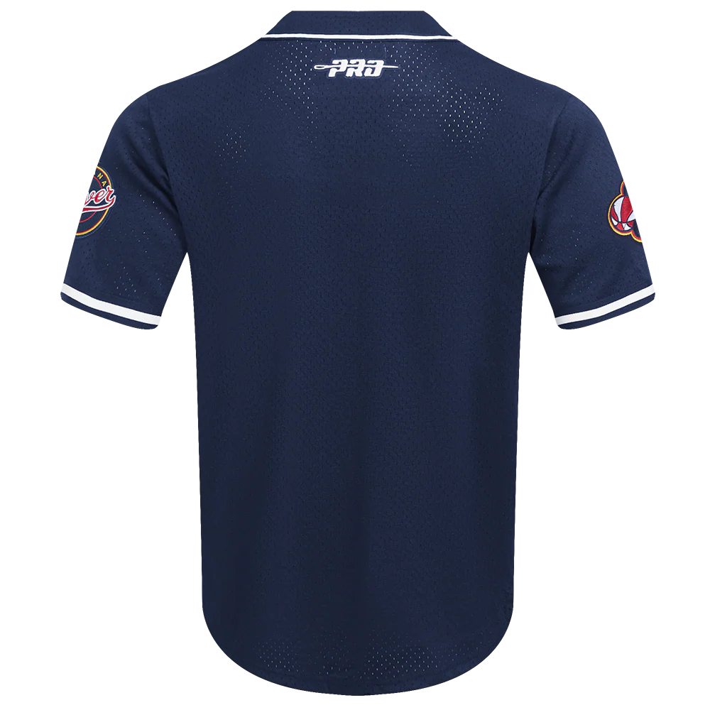 WNBA INDIANA FEVER CAITLIN CLARK #22 CLASSIC PLAYER NAME AND NUMBER MEN'S MESH BUTTON DOWN SHIRT