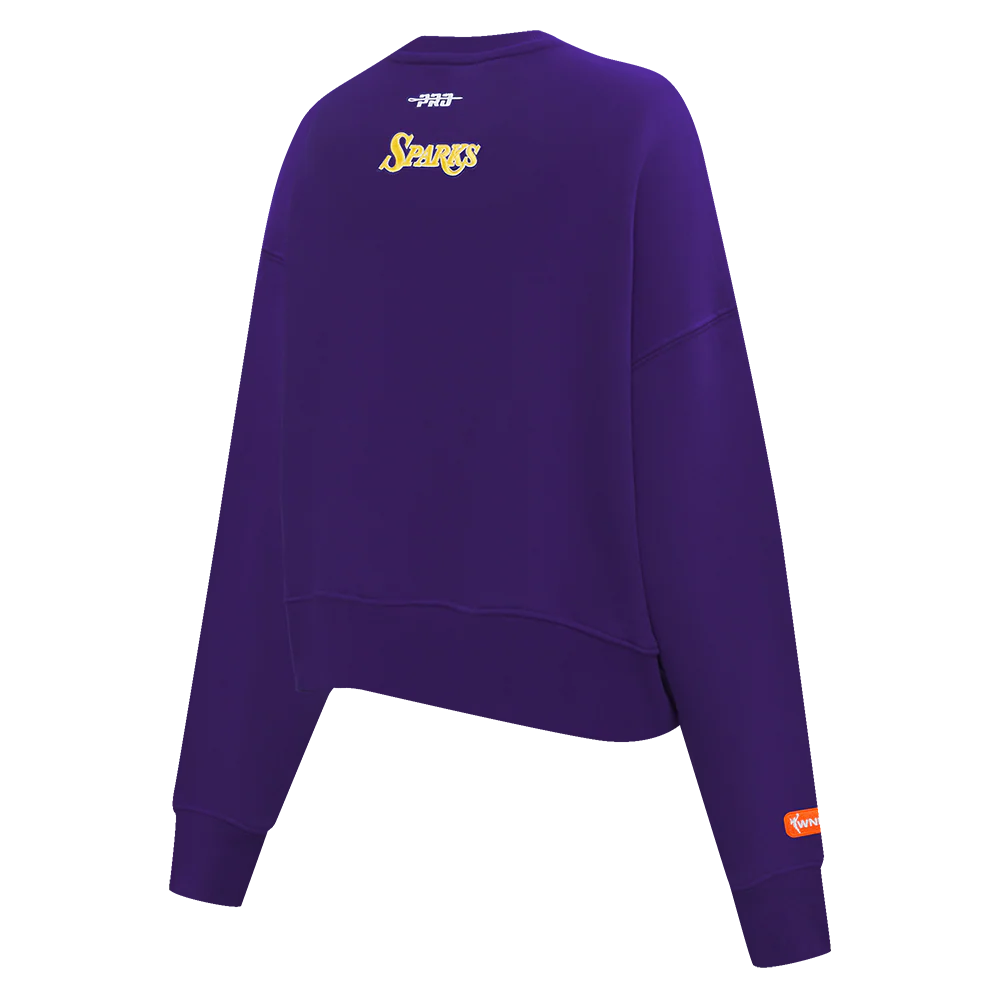 WNBA LOS ANGELES SPARKS CLASSIC ESSENTIALS WOMEN'S FLEECE CREWNECK