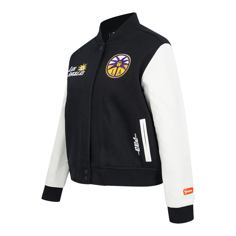 WNBA LOS ANGELES SPARKS CLASSIC ESSENTIALS WOMEN'S WOOL VARSITY JACKET